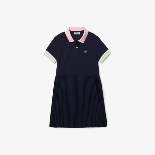 Детское платье Lacoste из хлопка Piqu?