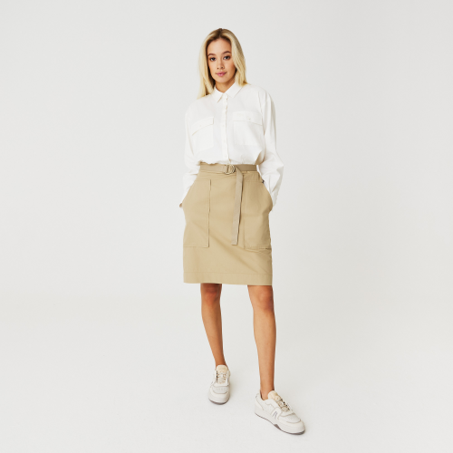 Женская юбка Lacoste с поясом