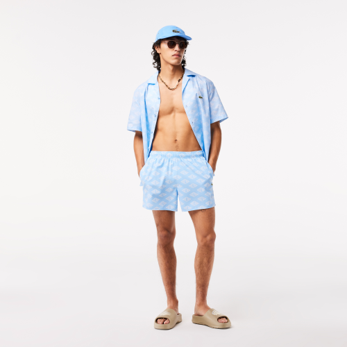 Мужские плавки Lacoste с монограммой
