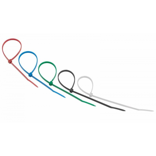 Стяжка кабельная нейлоновая 200x3,6мм, набор 5 цветов (25 шт/уп) REXANT, 10шт, REXANT, 07-0208-25