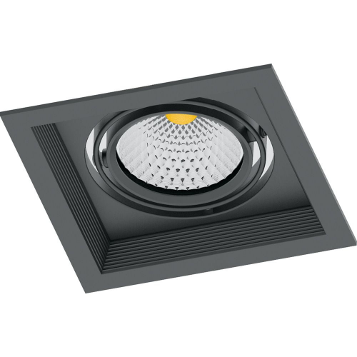 Светодиодный светильник Feron AL201 карданный 1x20W 4000K 35 градусов ,черный, 1шт, Feron, 41290