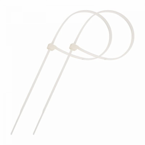 Стяжка кабельная нейлоновая 300x4,8мм, белая (100 шт/уп) PROconnect, 10шт, PROCONNECT, 57-1302