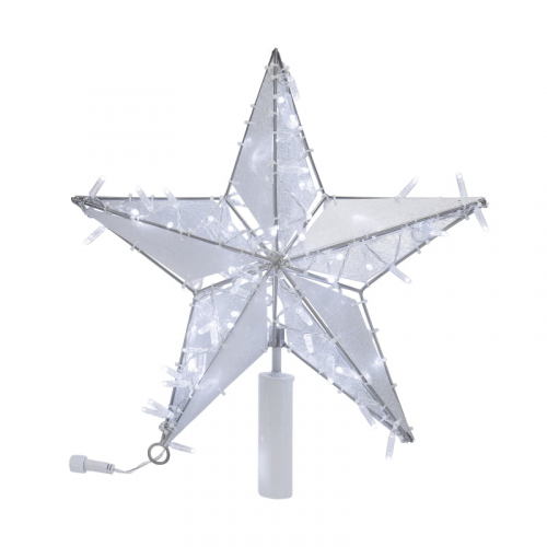 Светодиодная фигура Звезда 100 см, 200 светодиодов, с трубой и подвесом, цвет свечения белый NEON-NIGHT, 1шт, NEON-NIGHT, 514-275