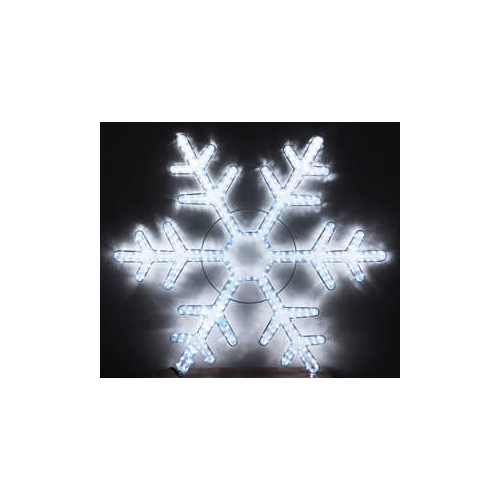 Снежинка ПРЕМИУМ матовая 70 см, БЕЛЫЙ, 1шт, Rich LED, RL-SFDLM70-W