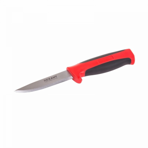 Нож строительный нержавеющая сталь лезвие 90мм REXANT, 1шт, REXANT, 12-4922
