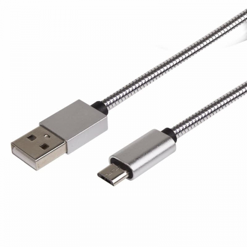 Кабель USB-micro USB/metall/black/1m/REXANT, 10шт, REXANT, 18-4241