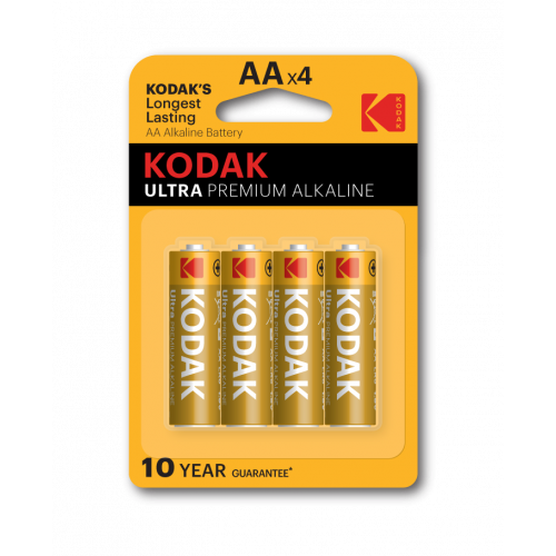 KODAK Батарейки Kodak LR6-4BL ULTRA PREMIUM Alkaline [ KAA-4 UD], 4шт Б0005248