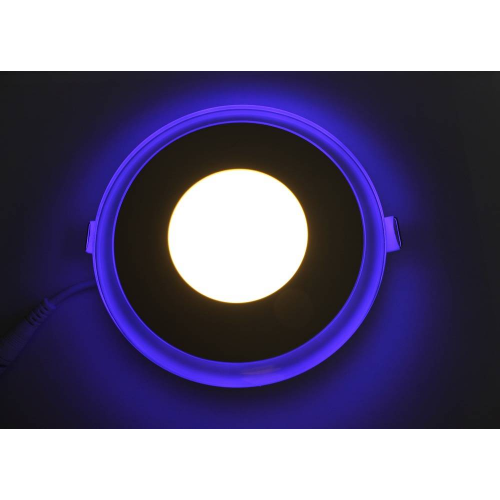 LEDPremium Стеклянная панель LP-C6-6W (круг, 6W, Ø130mm) (теплый белый 3000K), 1шт 91100