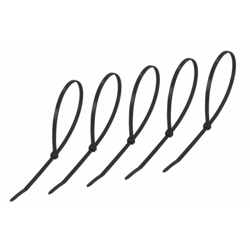 Стяжка кабельная нейлоновая 300x4,8мм, черная (25 шт/уп) REXANT, 10шт, REXANT, 07-0301-25