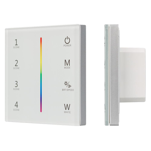 Панель Sens Smart-P22-Rgbw White (12-24V, 4x3A, 2.4G), 1шт, Arlight, 025168