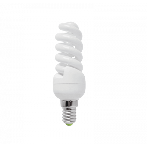 Лампа энергосберегающая Spiral-econom 12Вт 220В Е14 ASD (теплый белый 3000K), 1шт, ASD, 4680005952298