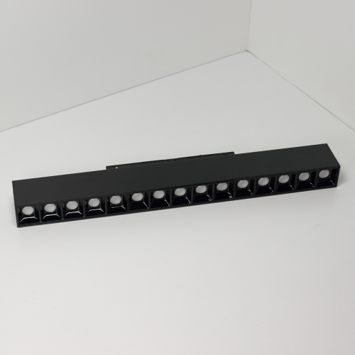 Светодиодный светильник трековый магнитный 35мм JH-MG15D (30W, 48V) (дневной белый 4000K), 1шт 79135 (MX65)