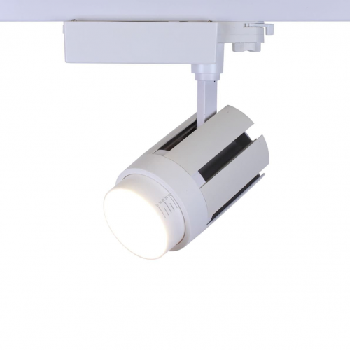 Светодиодный светильник трековый JH-GD001 4L (30W, 220V, 15-60deg, белый корпус) (теплый белый 3000K), 1шт 57495 (4L27)