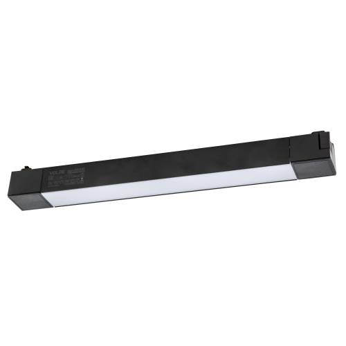 Ulb-q281 20w/4000k black светильник-прожектор светодиодный трековый. линейный. 1600 лм. белый свет (4000К). Корпус черный. ТМ Volpe, 1шт, UL-00010118