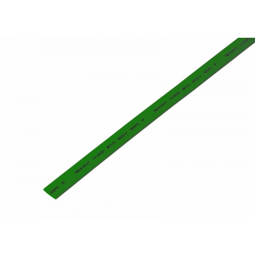 Трубка термоусаживаемая ТУТ нг 7,0/3,5мм, зеленая, упаковка 50 шт. по 1м REXANT, 50шт, REXANT, 20-7003