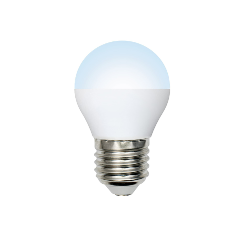 Led-g45-11w/nw/e27/fr/nr лампа светодиодная. форма "шар", матовая. серия norma. белый свет (4000K). Картон. ТМ Volpe, 1шт, UL-00003834