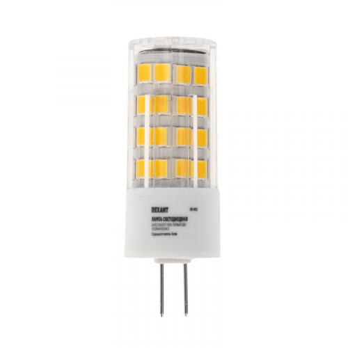 Лампа светодиодная капсульного типа JD-CORN G4 230В 5,5Вт 2700K теплый свет (поликарбонат) REXANT, 10шт, REXANT, 604-5012