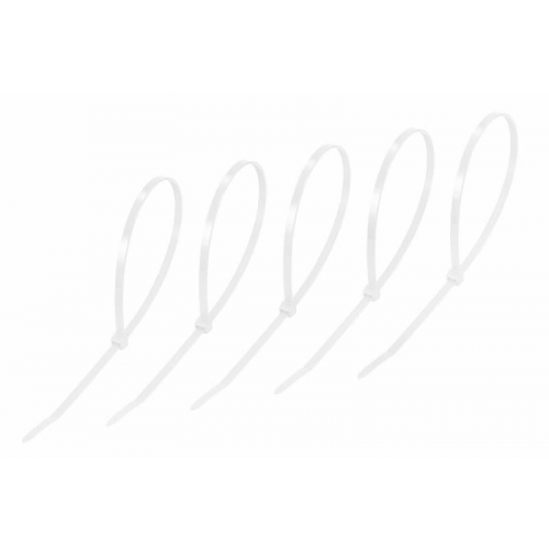 Стяжка кабельная нейлоновая 300x4,8мм, белая (25 шт/уп) REXANT, 10шт, REXANT, 07-0300-25