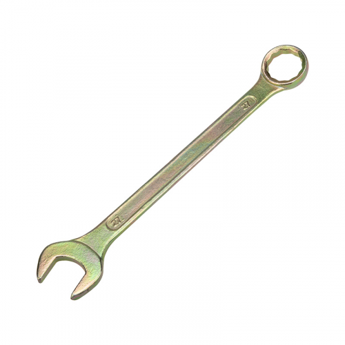 Ключ комбинированный 27мм, желтый цинк REXANT, 1шт, REXANT, 12-5816-2