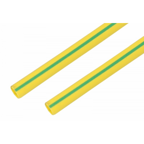 Трубка термоусаживаемая ТУТ нг 50,0/25,0мм, желто-зеленая, упаковка 10 шт. по 1м REXANT, 10шт, REXANT, 25-0007