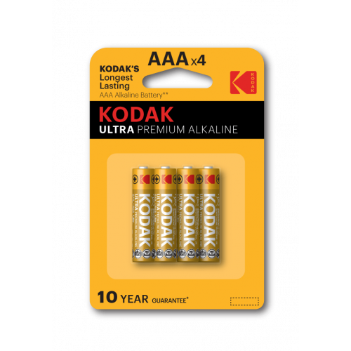 KODAK Батарейки Kodak LR03-4BL ULTRA PREMIUM Alkaline [ K3A-4 U], 4шт Б0005128
