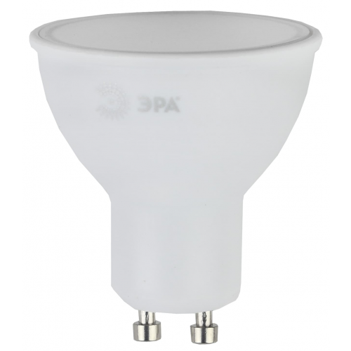 Лампочка светодиодная ЭРА STD LED MR16-10W-827-GU10 GU10 10Вт софит теплый белый свет, 1шт, ЭРА, LED MR16-10W-827-GU10, Б0032997