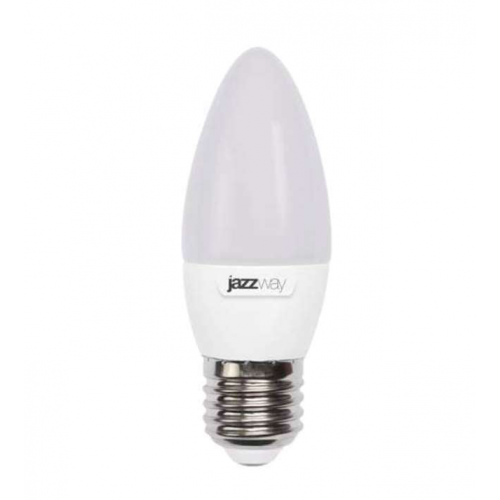 Лампа светодиодная PLED-SP C37 7Вт свеча 3000К тепл. бел. E27 530лм 230В JazzWay 4690601027825, 1шт 1027825-2