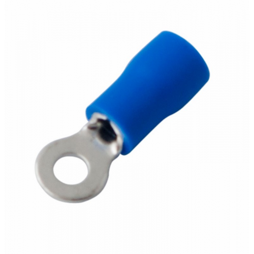 Наконечник кольцевой изолированный ø 3.2 мм 1.5-2.5 мм² (НКи 2.5-3/НКи2-3) синий REXANT, 100шт, REXANT, 08-0031