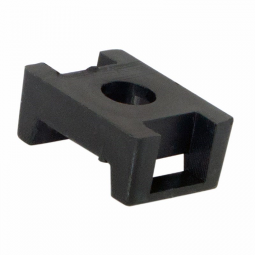 Площадка для крепления стяжки REXANT (ПС-2) 22x16 мм, черная, упаковка 10 шт., 10шт, REXANT, 07-2103-10