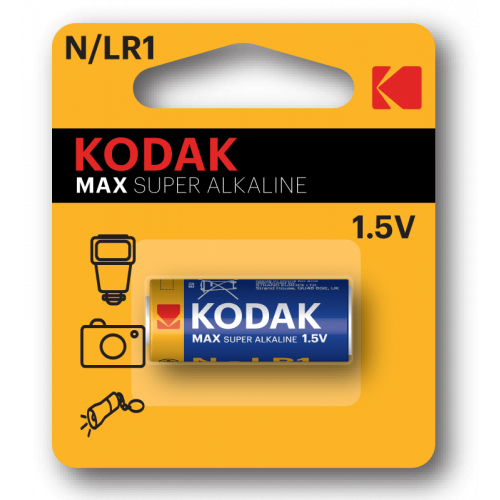 KODAK Батарейки Kodak LR1-1BL /N MAX SUPER Alkaline [KN-1], 1шт Б0012842