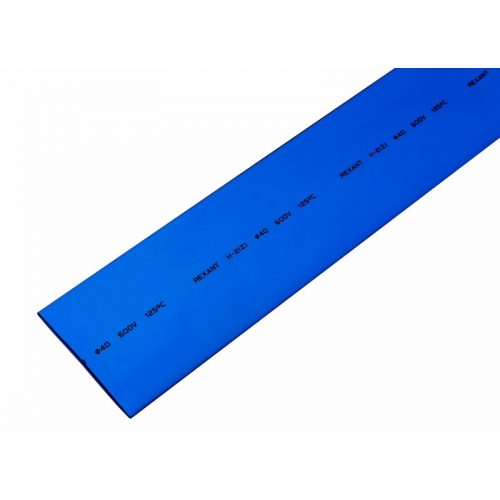 Трубка термоусаживаемая ТУТ нг 40,0/20,0мм, синяя, упаковка 10 шт. по 1м REXANT, 10шт, REXANT, 24-0006