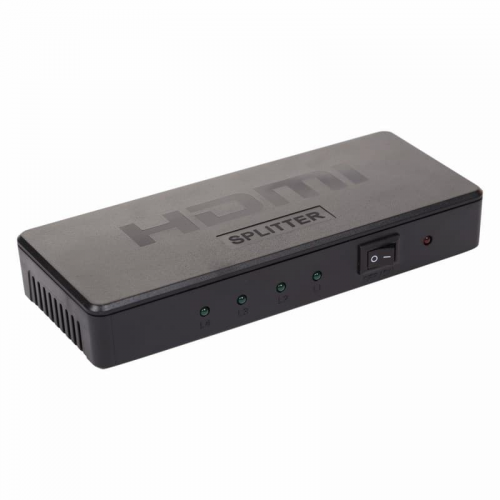 Делитель гнездо HDMI на 4 гнезда HDMI, пластик REXANT, 1шт, REXANT, 17-6952