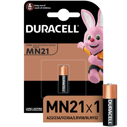 Алкалиновая батарейка Duracell MN21, 1шт 00000746