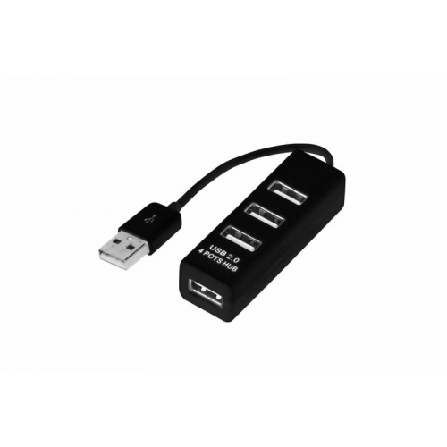 Разветвитель USB на 4 порта черный REXANT, 1шт, REXANT, 18-4103