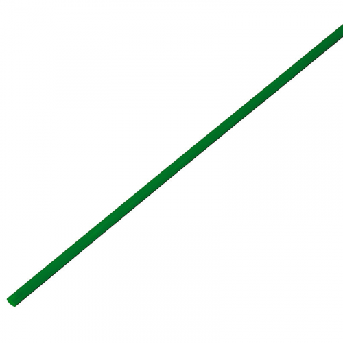 Трубка термоусаживаемая ТУТ 4,0/2,0мм, зеленая, упаковка 50 шт. по 1м, PROconnect, 50шт, PROCONNECT, 55-0403
