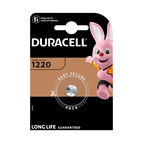 Батарейки Duracell 5007991 1220-1BL литиевая 3v 1шт., 1шт Б0044727