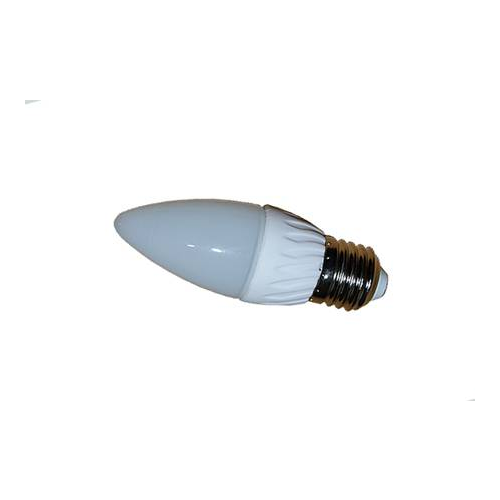 Светодиодная лампа Колба свеча Е27 5 Ватт (теплый белый 3000K), 1шт LC-S-E27-5-WW