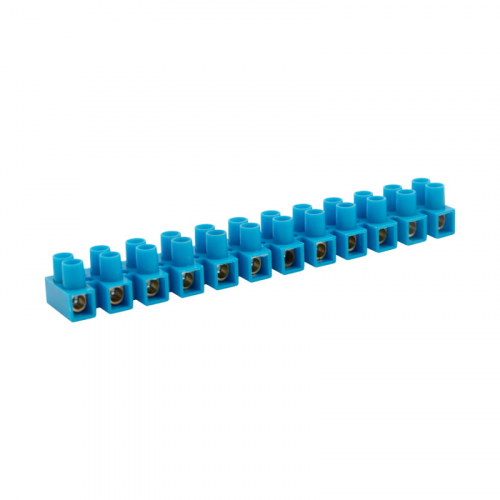 Колодка клеммная винтовая KВ-6, 6А, 2,5-6мм² полипропилен синий ЗВИ (10 шт/уп) REXANT, 10шт, REXANT, 07-5006-4