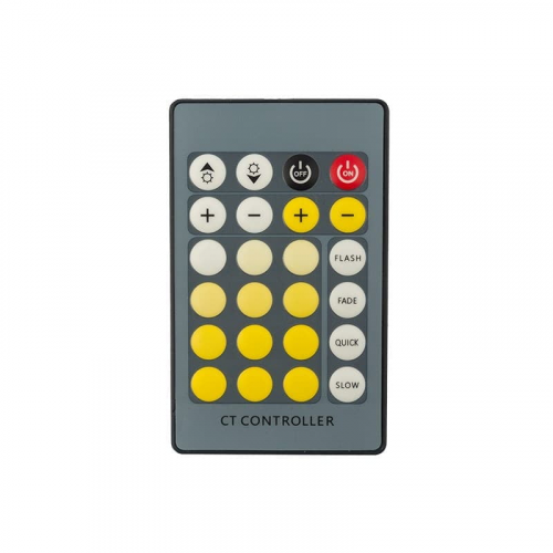 Led контроллер для светодиодной ленты white mix 12/24 в, 72/144 вт, 24 кнопки (IR), 1шт, Lamper, 143-106-7
