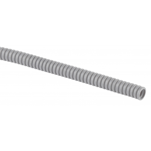 Труба гофрированная ПВХ ЭРА GOFR-16-100-PVC-T тяжелая серая 16мм с зондом 100м, 1шт, ЭРА, GOFR-16-100-PVC-T, Б0057953