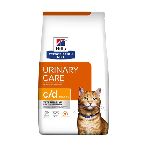 Hill's Prescription Diet Urinary c/d Multicare Корм для кошек, с курицей, 3 кг