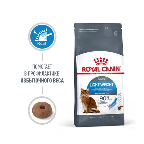 Royal Canin Light Облегченный сухой корм для склонных к полноте взрослых кошек, 400 гр