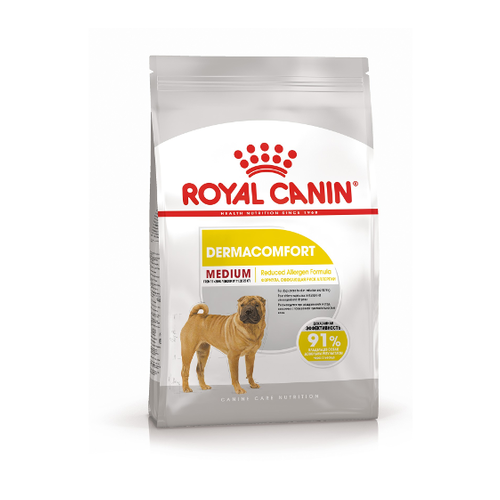Royal Canin Medium Dermacomfort Сухой корм для взрослых собак средних пород с чувствительной кожей, 3 кг