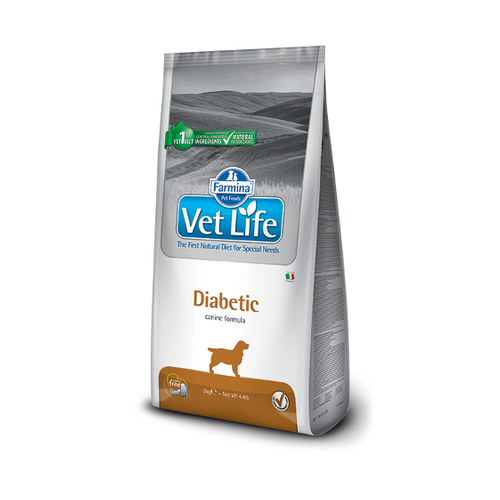 Farmina Vet Life Dog Diabetic Сухой лечебный корм для взрослых собак при диабете, 2 кг