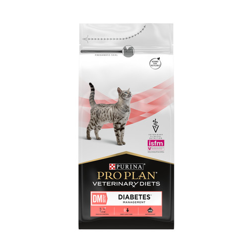 Сухой корм для кошек диетический PRO PLAN® VETERINARY DIETS DM ST/OX Diabetes Management при сахарном диабете, 1,5 кг