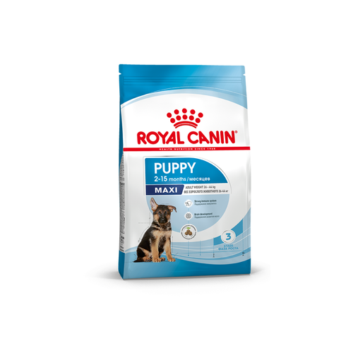 Royal Canin Maxi Puppy Корм сухой для щенков пород крупных размеров (вес 26 - 44 кг) до 15 месяцев, 3 кг