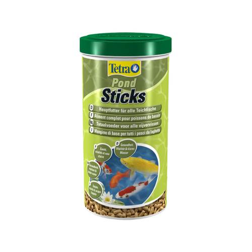 TetraPond Sticks Основной корм для всех видов прудовых рыб, 1 л