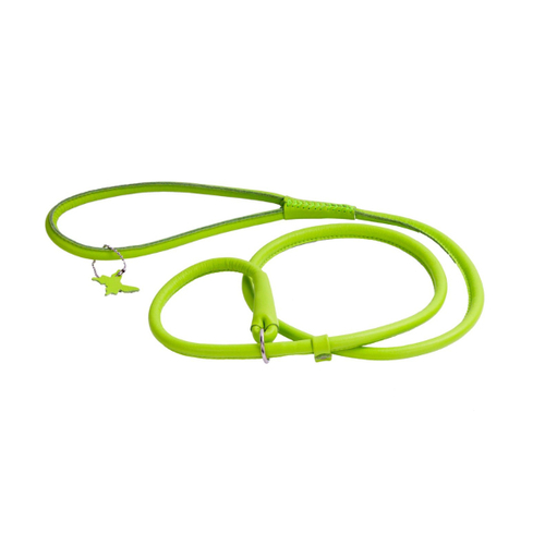 Collar Glamour Поводок-удавка круглый для собак, ширина 6 мм, длина 135 см, зеленый