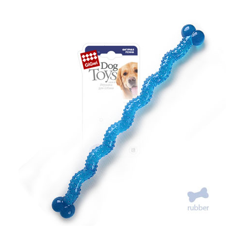 GiGwi Игрушка для собак, резиновая косточка фигурная