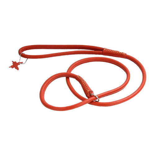 Collar Glamour Поводок-удавка круглый для собак, ширина 6 мм, длина 135 см, оранжевый